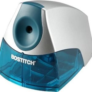 Bostitch Personal Electric Pencil Sharpener - HHC Cutter Tech, Stall-Free Motor, High Capacity Tray, 7yr Warranty (EPS4-BLUE)